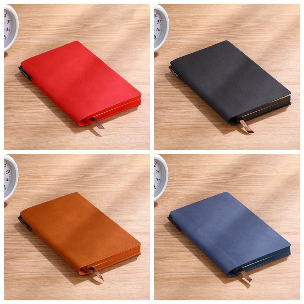 Retro Leather Diary Soft Pocket Notebook Portable A6 Notebook  Student