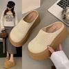 Thick-soled Bag Head Half Slippers Summer Wear 22 Years of New Models with Skirts Mesh Lazy Shoes Birkenstocks