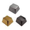 Metal Keycaps Cherry Profile for Mechanical Keyboard Switches Keycaps Black Silver Gold