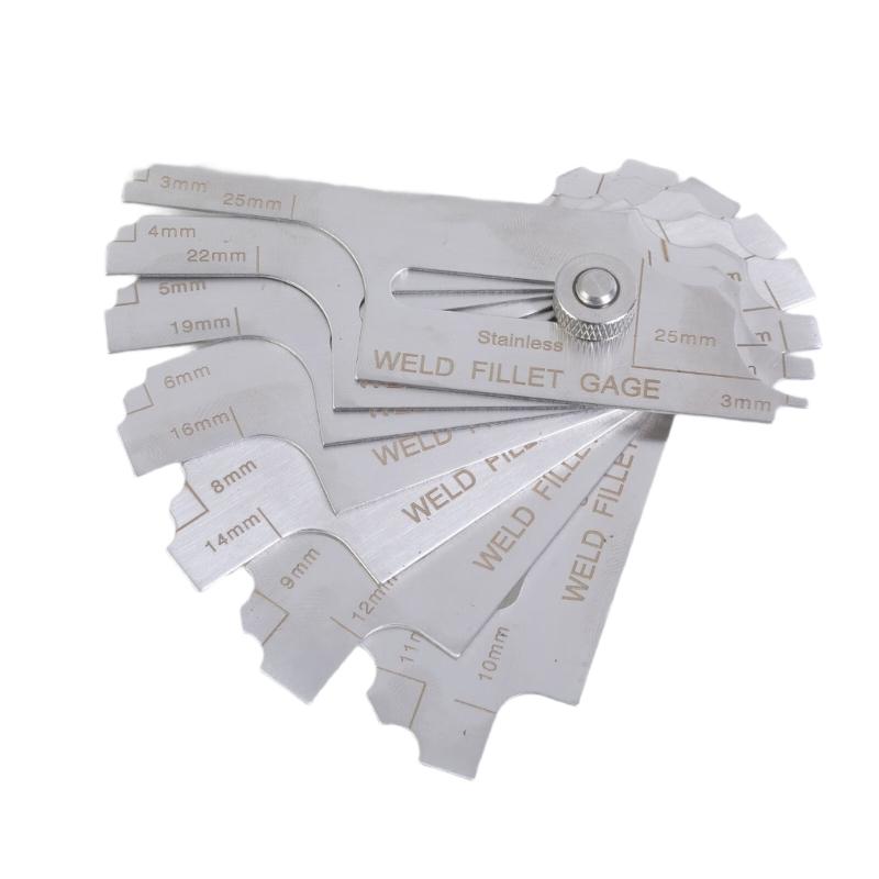 6pcs Welding Gauges Set Welding Inspection Gauges set for Precise Measurement in Shipbuilding & Mechanical industry 