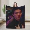 TV XO Kitty Kim Min Flannel Blankets Soft Durable Throw Blanket for Home Decor Travel Fashion Bedspread Sofa Bed Cover