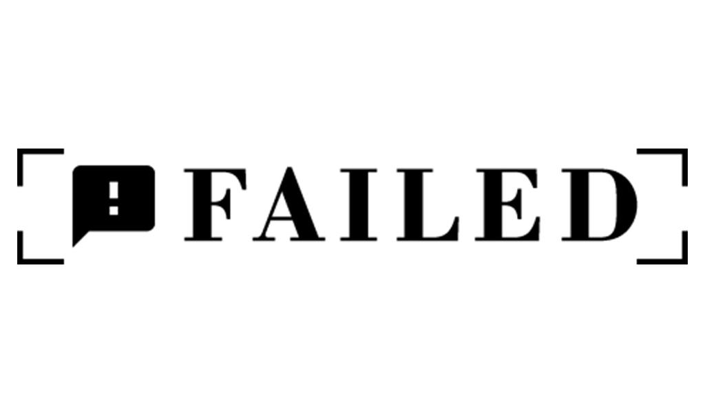 Printtoo Failed Self Inking Rubber Stamp Pre-Inked Office Stamp- Home Office Business Stationery, Black- 42 x 9