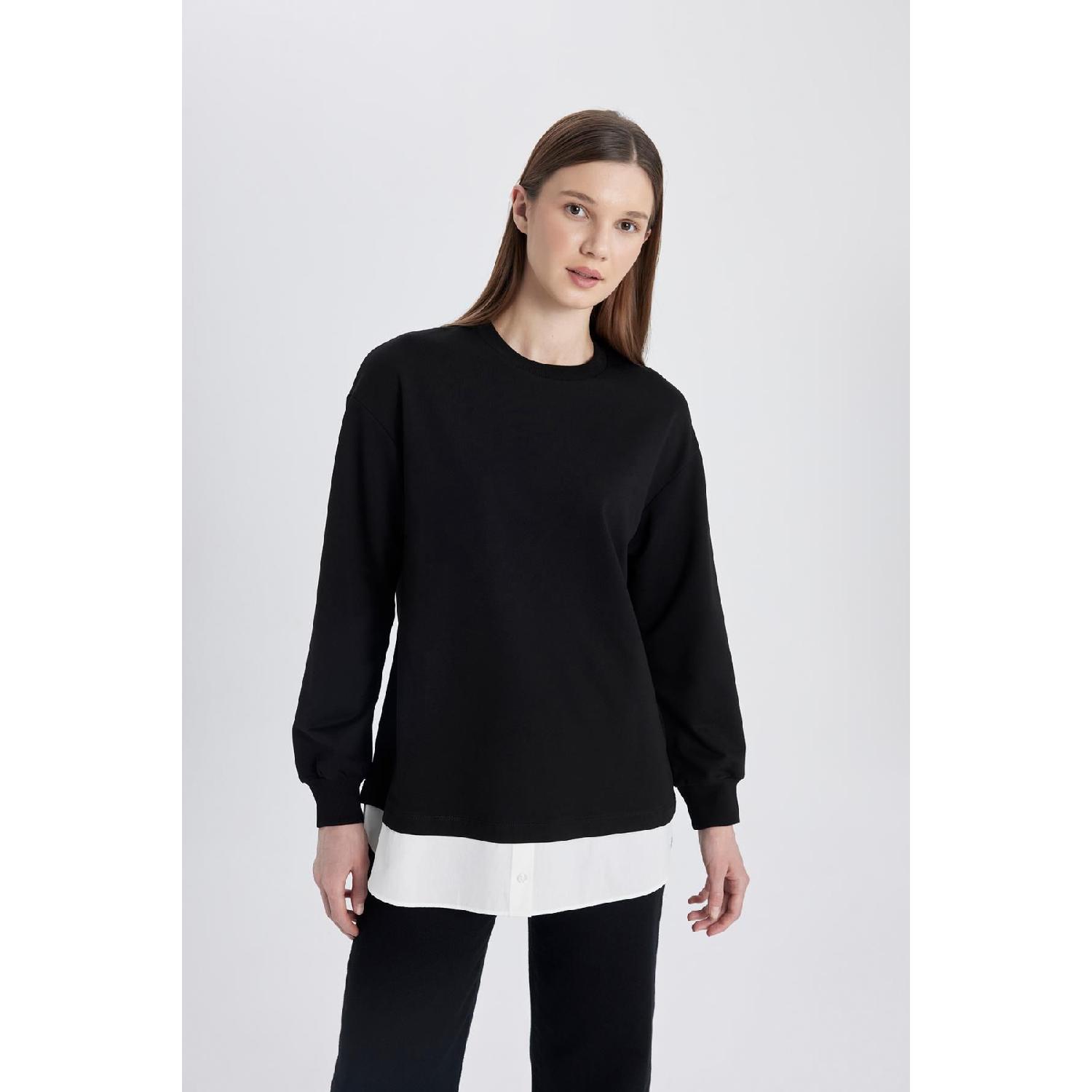 

Regular Fit Long Sleeve Sweatshirt Tunic C1455ax24sp S