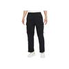 Jordan Pocket Detail Logo Print Straight-Leg Casual Pants Men Bottoms Black DQ8054-010