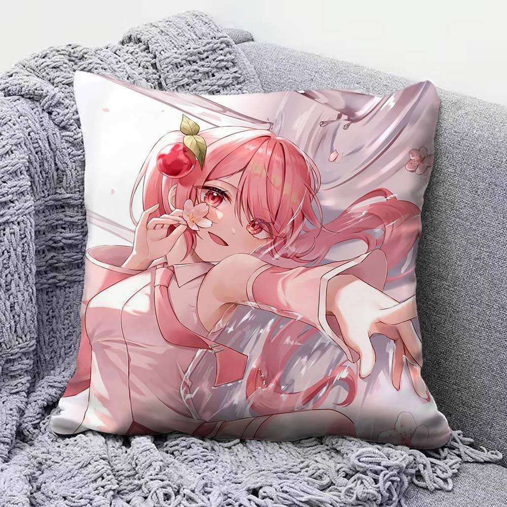 Sakura Miku Home Sofa Cushion Covers and Aecorative Custom Pillow Covers