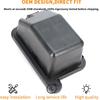 A/C Heat Vacuum Reservoir Tank & Bracket Compatible With Select Ford Models 00-18 E350 00-17 E450 00-14 E150 E250, Replace YC2Z19A566AA