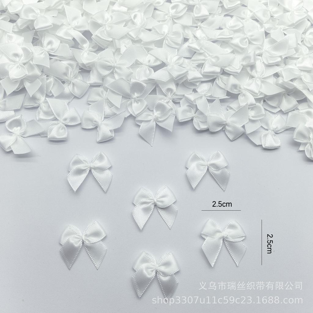 Bekleidungszubehör DIY Handgemacht Fadengebundenes Band Wickeln Mini Kleine Schleife Unterwäschezubehör