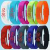 Men Women Fashion Silicone Red LED Sports Bracelet Touch Digital Wrist Watch