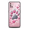 Phone Case For Oneplus 13R 13 12 10T 11 R10 Nord N100 N200 N10 9 9R CE 2 3 Z Pro Lite 5G Soft TPU Cover Og Paw Print Aesthetics
