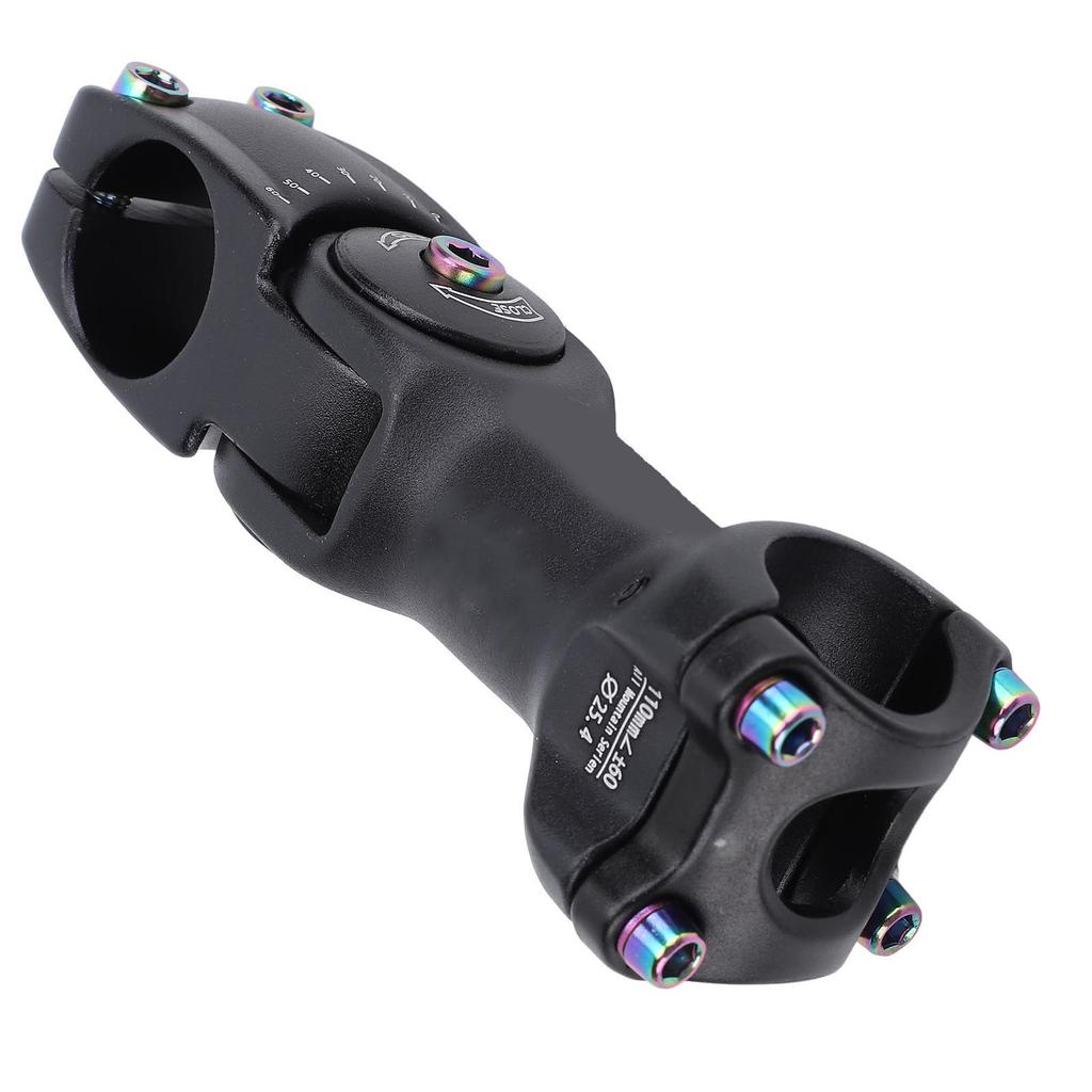 110mm Cycle Stem Riser Aluminum Alloy 60 Degree Adjustable Mountain Cycle Handlebar Extender Suspension Stem for 28.6mm 25.4mm Handlebars