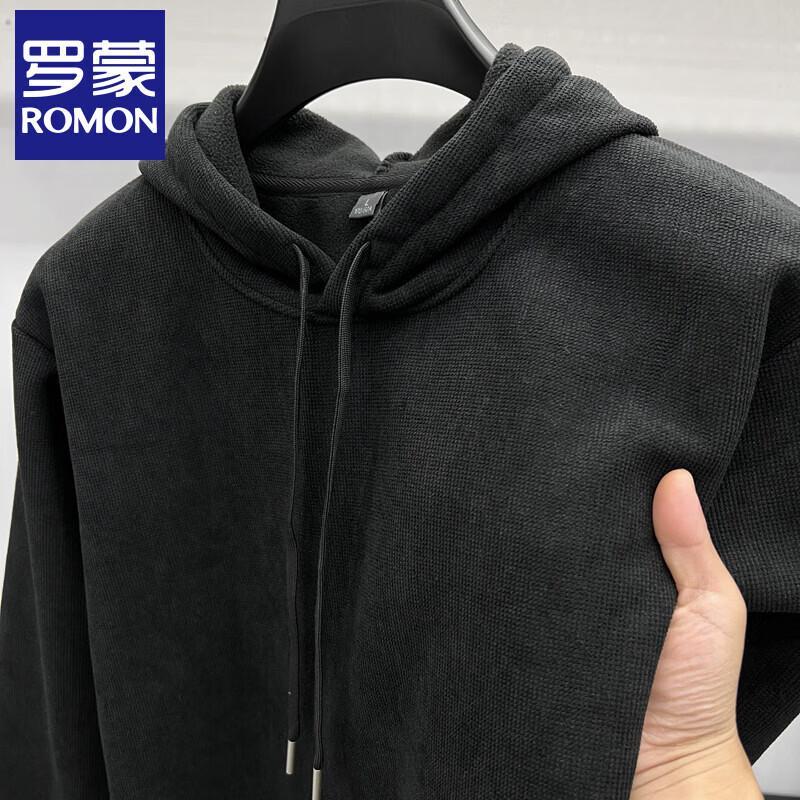 Luomeng Men s Fleece Hooded Sweatshirt L