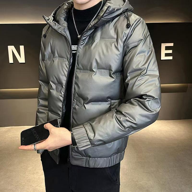 Men's 2025 Lightweight Winter Hooded Down Jacket - High-End, Warm, Trendy Shorts