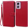 Custodia E14 Per Custodia Moto E14 Custodia Portafoglio a Libro in Pelle Per Custodia Motorola E14 Copertura per Cellulare Per Moto E14 Capa Fundas Alloggiamento
