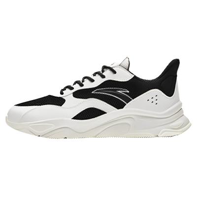 Zapatillas casuales de caña baja antideslizantes y resistentes al desgaste Little Millennium para hombre, zapatillas deportivas blancas y negras 912348826-2