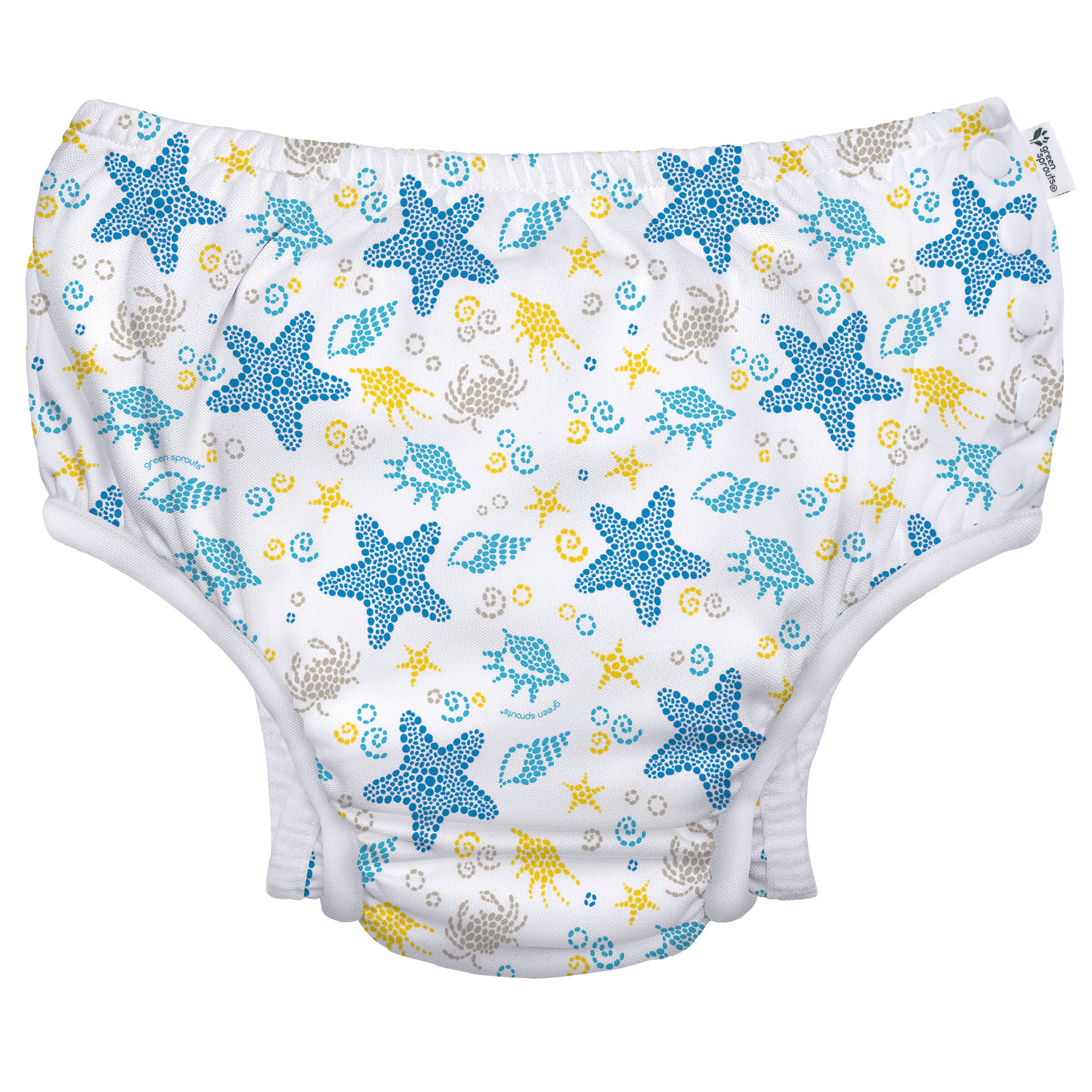

Swim diapers with diaper function for girls and green size ages White built-in babies, boys, swimwear, sprouts, 3T, 2-3, Seashells.