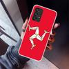 Isle of Man Coat of Arms Phone Case For Samsung Galaxy A12 A52S A42 A32 A22 A51 A50 Note 20 Ultra 10 S10 Plus A71 A70 A31 A30 A1
