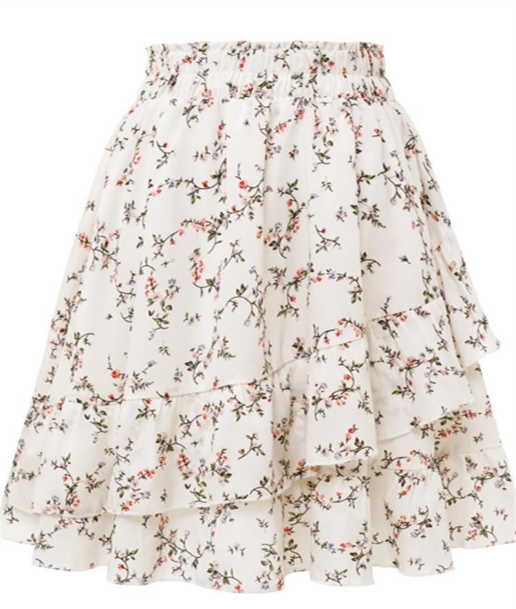 

Spring Summer Women’s Plus-size Floral Print Skirts A-line Skirts Patchwork Ruffled Skirts Mermaid-style Skirts Pleated Skirts Full-skirted Skirts S