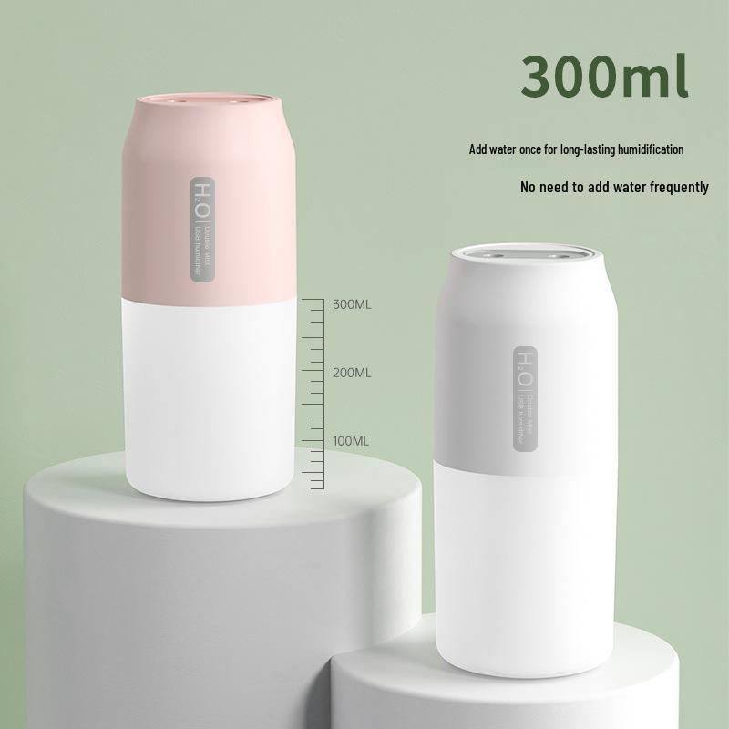 2025 Portable Double Spray USB Wireless Humidifier & Aromatherapy Air Purifier