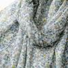 Women Elegant Plant Print Scarf for Women - Breathable, Fashionable, and Warm Polyester Shawl for Casual Outings