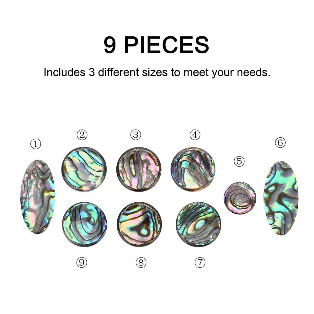 Abalone Sax Inlays Saxophone Inlays Saxophone Accessories /Lot Saxophone Key Button Inlays Replacement Sax Accessories