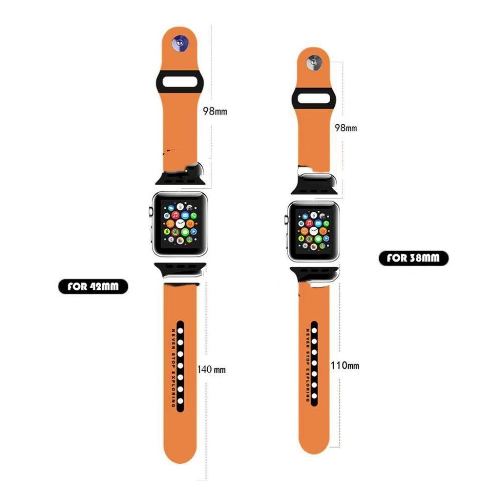 Silicone Watch Band for AppleWatch Strap 49mm 44mm 40mm 45mm 41mm 42mm 38mm Watchband Bracelet Correa IWatch Ultra Series 8 7 6 5 4 SE