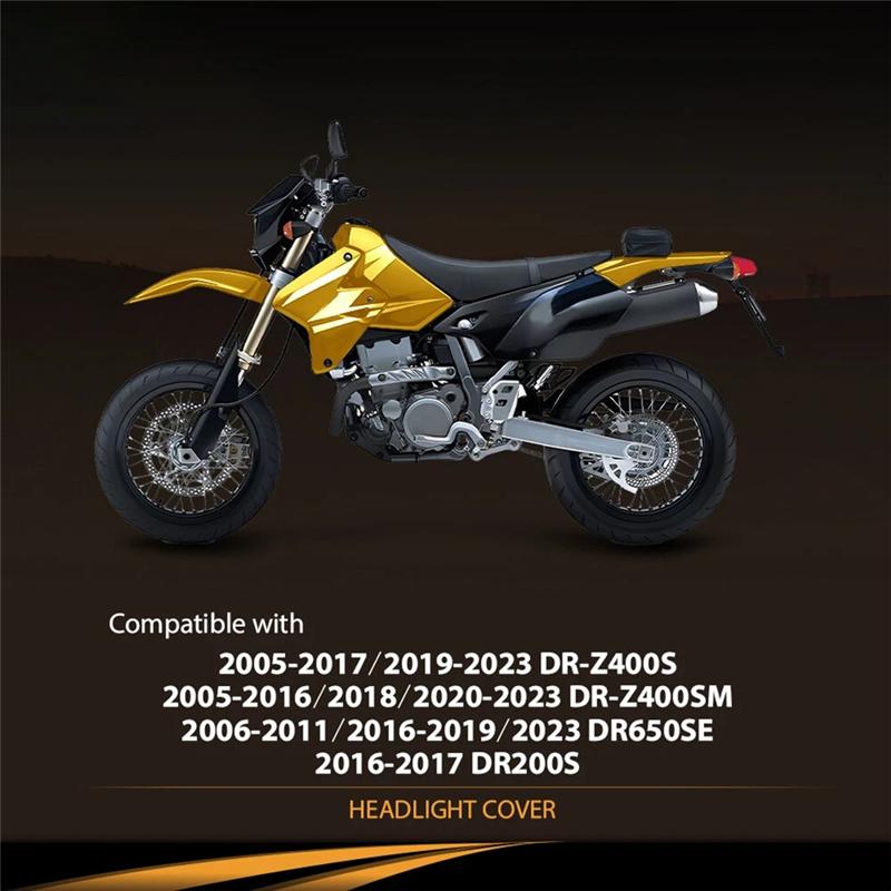 For SUZUKI DR-Z400S DRZ400SM DR200S DR650SE Motorcycle HEADLIGHT COVER 51811-29F50-019 FIT FOR
