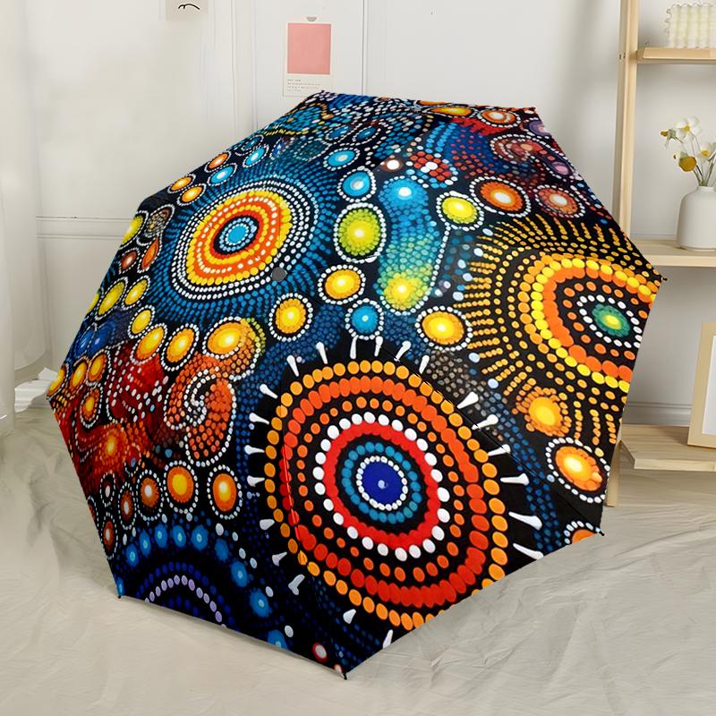 

Sea Turtle Indigenous Stippling Automatic Umbrella, Compact Design with 8 Ribs, Suitable for Outdoor Leisure and Daily Use-ideal Gift
