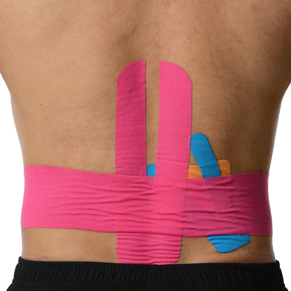 Cotton Elastic Muscle Patch for Muscle Recovery Customized Shape Colorful Athletic Waterproof Kinesiology Tape for Pain Relief