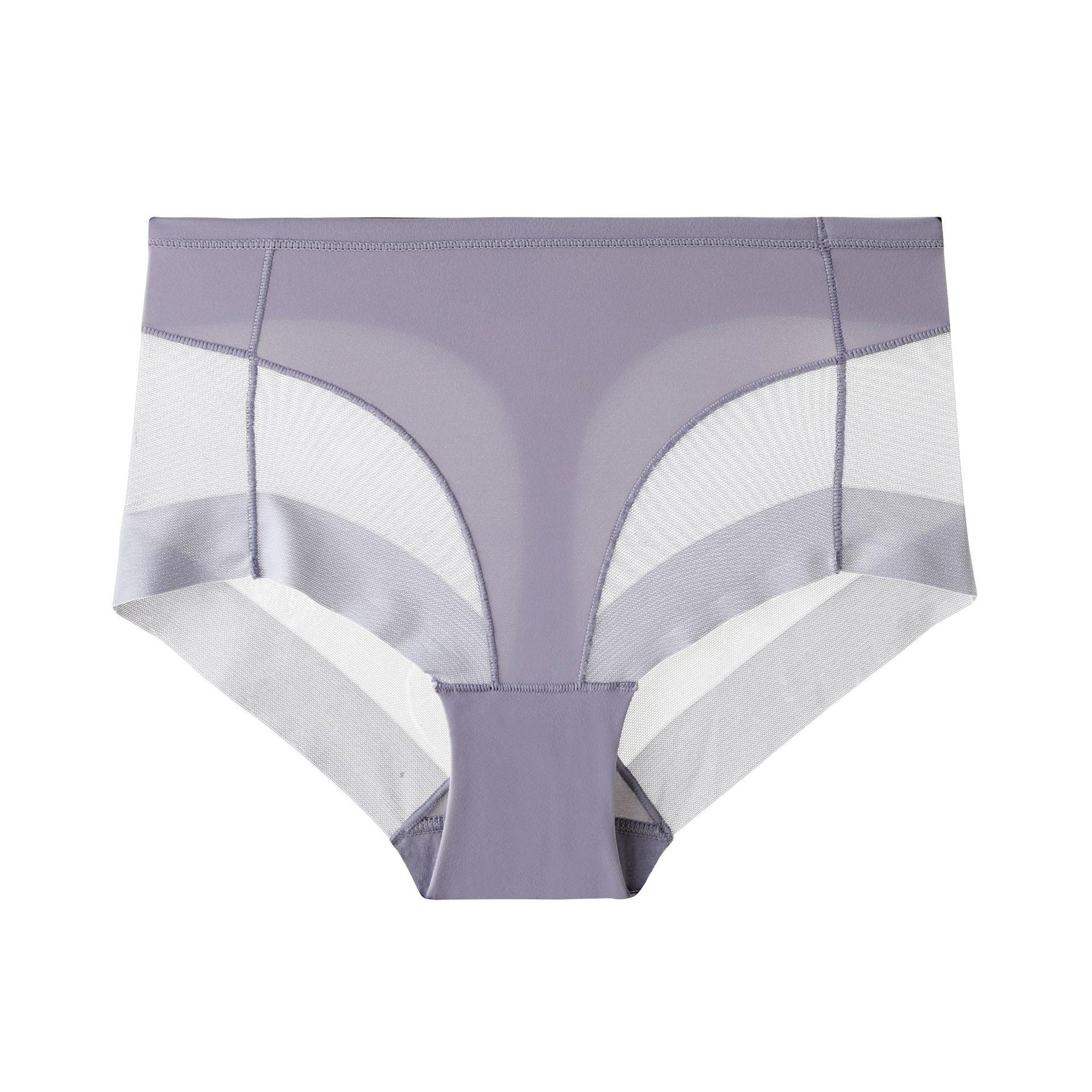 

S-3XL, нижнее белье из ледяного шелка со средней талией, женские трусики, корректирующее живот, хлопковые трусы, нижнее белье, подтягивающее ягодицы, женские трусы для коррекции фигуры со средней посадкой XXXL синий