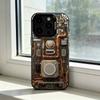 Inside Circuit B-Board Phone Case For iPhone 17,16,15,14,13,12,11 Plus,Pro Max,XS,Colorful Silver Black Cover