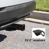 Tow Plug Tube Cap Protector Waterproof Trailer Hitch Cover Dustproof 2 Inch Receiver Auto Square Plug Tow Hook Cover