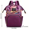 Fashionable Large Capacity Women's Backpack Stylish Heavy-Duty Mommy Bag Versatile Travel Rucksack for Daily Use