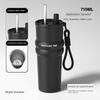 New 316 Stainless Steel Thermos Cup, Simple and Stylish, Large Capacity Thermos Cup with Ceramic Inner Liner, Portable Car Water Cup