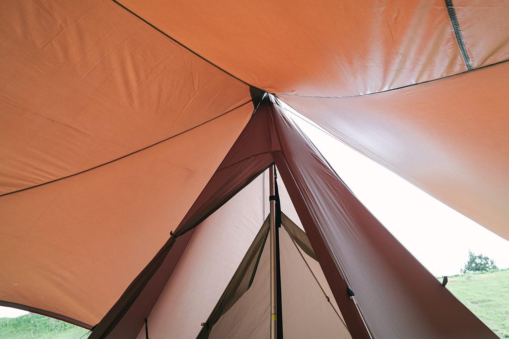 Tenda de extensão de lona limitada para o festival Snow Peak Peak 2023, primavera, 4 para 4 pessoas [edição Snow] FES-433