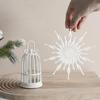 Vivid Christmas Scene Pendant for Tree Decoration Home Bedroom Backyard Venue - Festive Holiday Ornament