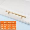 Gold Handle Cabinet Wardrobe Aluminum Alloy Handle Nordic Solid Simple Drawer Shoe Cabinet Door Handle