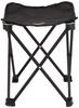 BUNDOK Mini Aluminum Stool, Medium, Black, BD-116BK, with Storage Case, Compact Chair