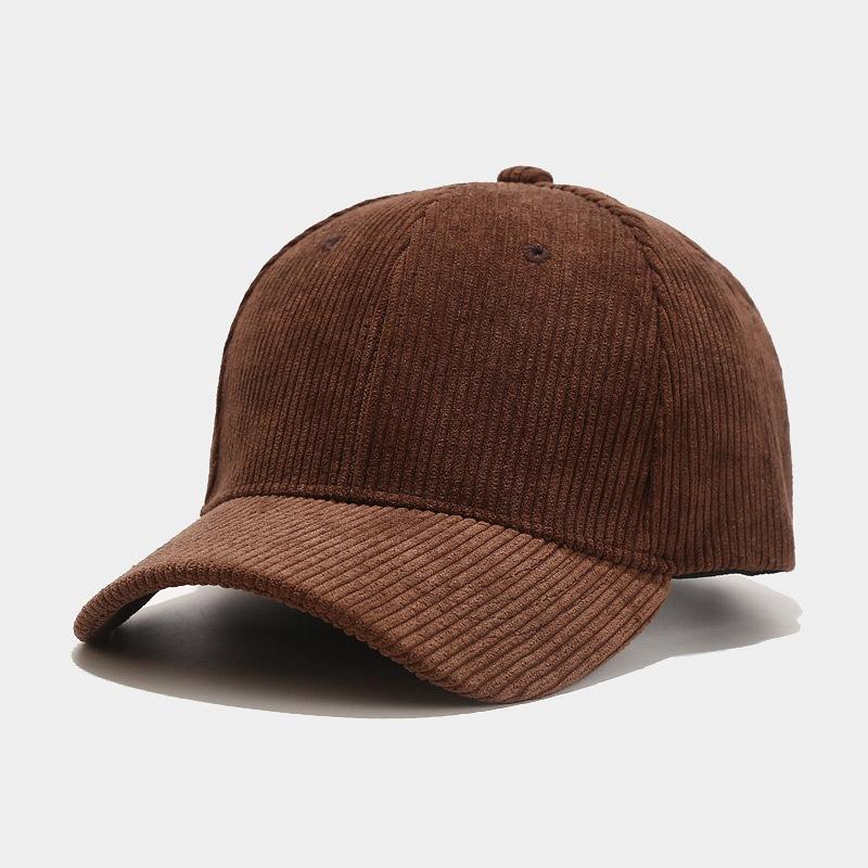 Spring Autumn Corduroy Baseball Cap Unisex Vintage Baseball Hat Women Men Outdoor Adjustable Hip Hop Gorras Snapback