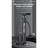 WEST BIKING 120PSI Bike Pump Portable Floor Bicycle Pump For Schrader/Presta Valve Bike Tire Inflator MTB Road Bike Accessories