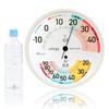 Sology Analog Thermometer and Hygrometer, Large, Made In Japan, High Accuracy, No Batteries Required, Easy To Read, Indoor Use, Workplace, Office, Liv