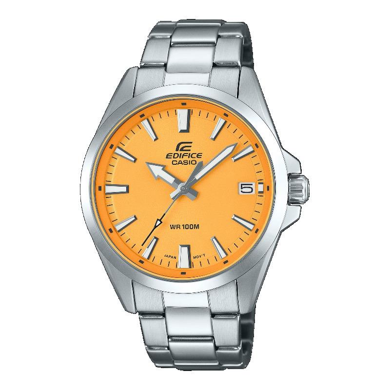 Casio Men s Stainless Steel 100M Water Resistant Analog Quartz Watch EFV-100D-9AV золотой