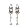 Vintage Bohemian Ethnic Style Bell Beaded Drop Long Tassel Dangle Earrings for Women