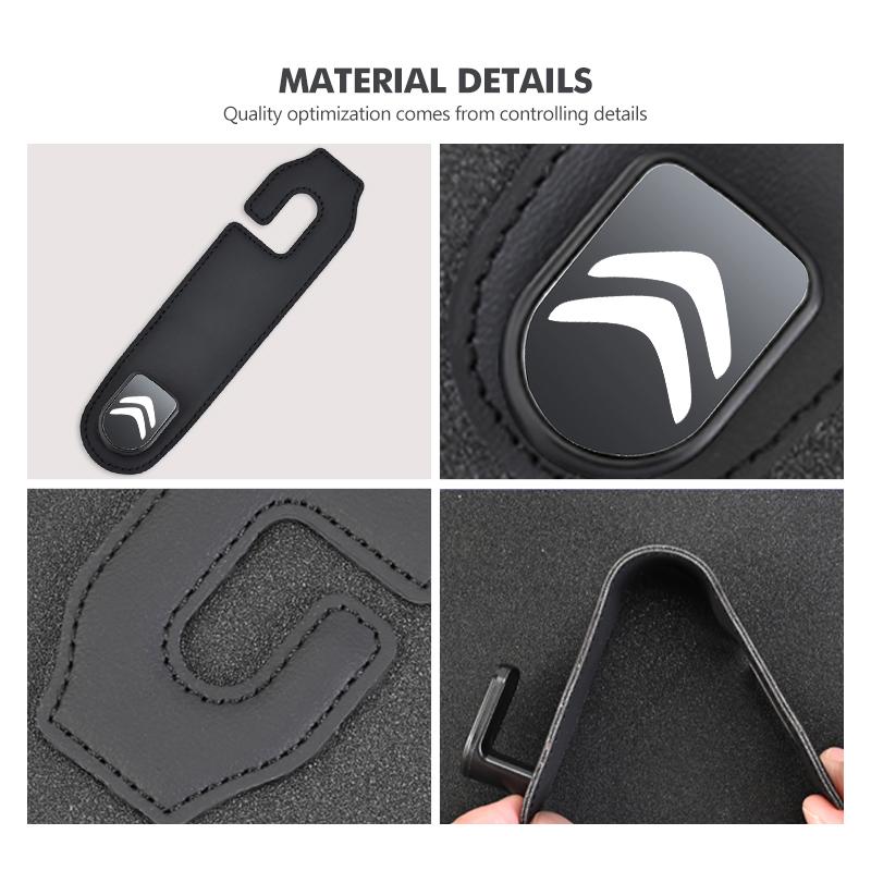 Auto Rücksitz Aufbewahrung Hängehaken Handtaschen Kleiderhalter Für Citroen C4 C3 C5 C1 C2 C6 VTS C4L DS3 DS4 DS5 Grand Berlingo