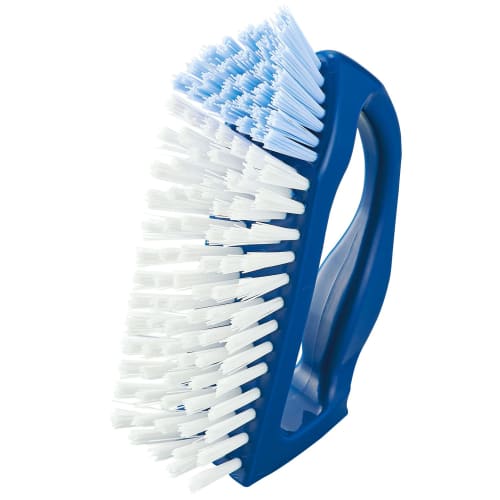 

Top Sangyo Standing Bathroom Floor Scrub Brush, Nordic Blue, Made in Japan, 255801