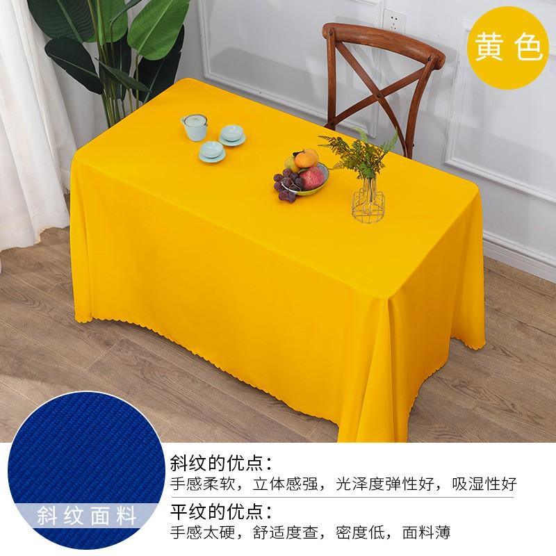 Rectangular Tablecloth Wedding Banquet Office Meeting Desk Decor Anti-Slip Water Resistant Dustproof