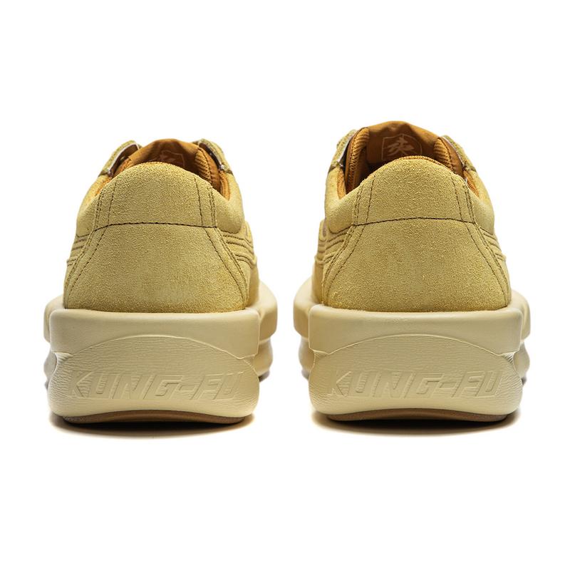 Li Ning Kung Fu Series Trendy Casual Shoes Unisex Casual Shoes Paraffin-Yellow AZGU045-3
