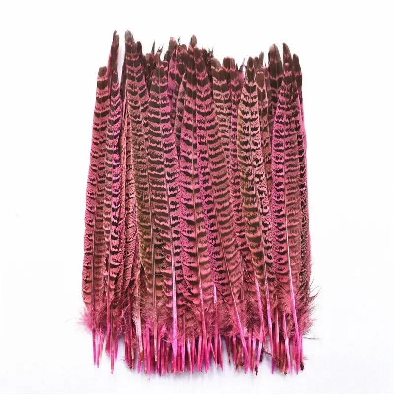 10Pcs/Lot Female Pheasant Tail Feathers For Crafts 25-30Cm/10-12" Natural Pheasant Feather Wedding Feathers Decoration Carnival