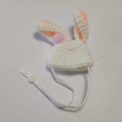 Adjustable Hat for Small Animals, Knitted Headgear Hamsters And Rodents