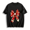 Teaching Is A Work Of Heart Bow Print Teacher Top Pure Cotton T-shirt
