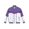 Color Block Lockere Passform Reißverschluss Warme Baumwolljacke Herrenjacke Ultraviolett AJDR545-2